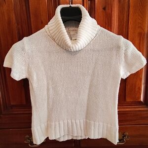 White House Black Market Short Sleeve Turtleneck